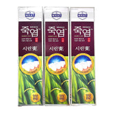 LG Shiringo Bamboo Salt Toothpaste 120g (4.23oz) – 3-count pack, front view