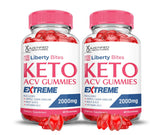 Justified Laboratories Liberty Bites Keto ACV Gummies bottle on white background