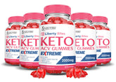 Liberty Bites Keto ACV Gummies Extreme 2000mg – 5 Pack, front view