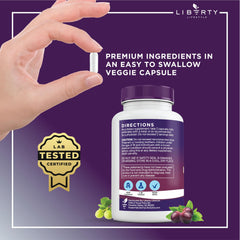 Liberty Lifestyle Polyphenol supplement packaging and branding