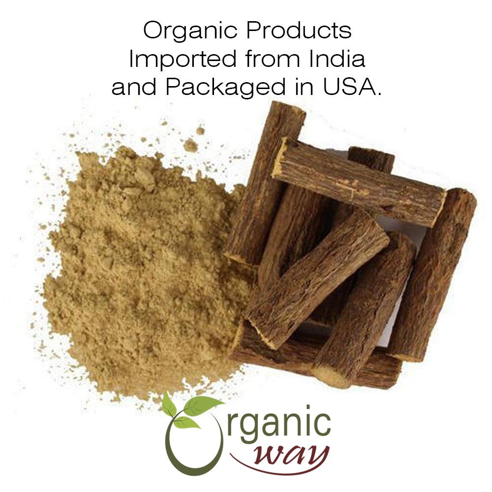 Raw licorice root powder sourced from India