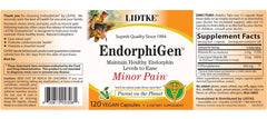 Endorphigen Capsules bottle with cap off showing capsules