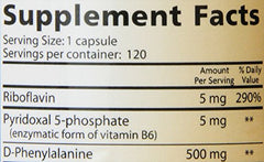 Packaging and bottle of Endorphigen capsules 120 count