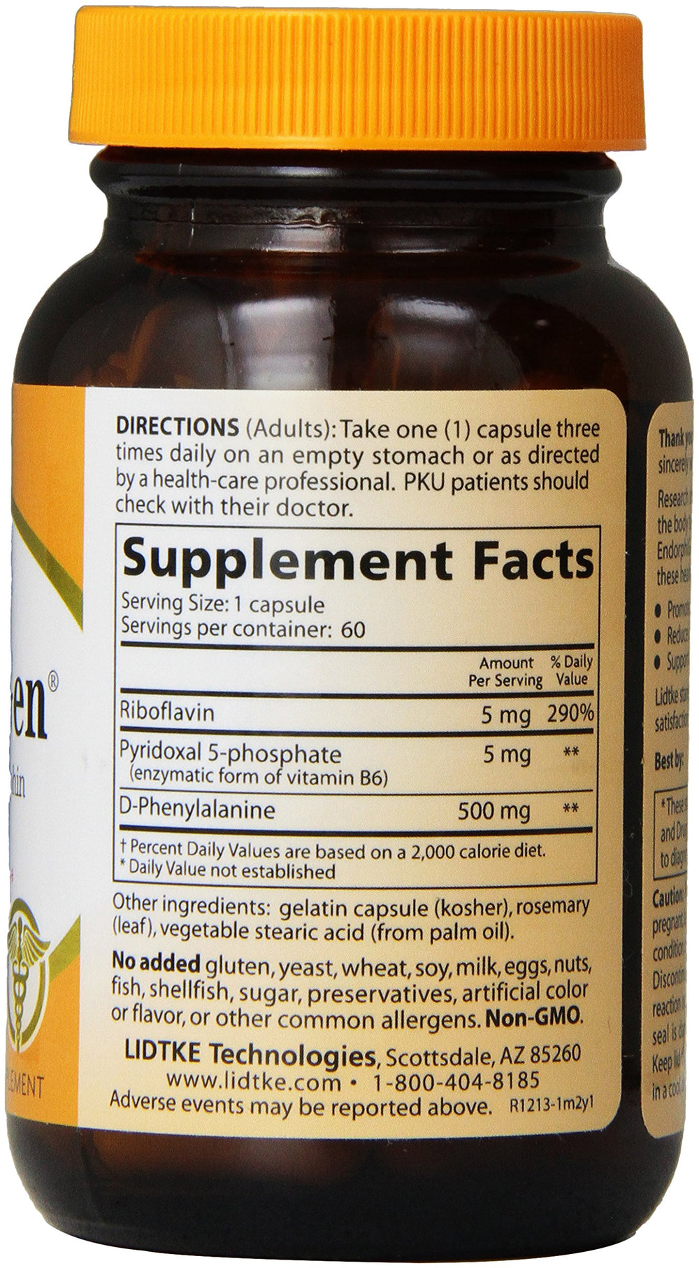Product photo showing Endorphigen capsules in bottle