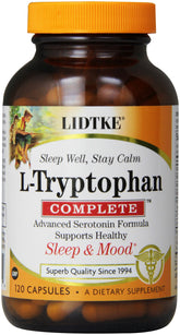 Lidtke L-Tryptophan Complete Capsules bottle 120 count