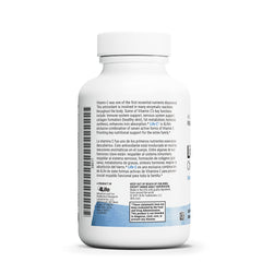 Nutrition facts panel of Life C bottle