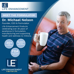 Life Enhancement WOW Drink Powder canister for anti-aging brain-boosting formula, 60 servings