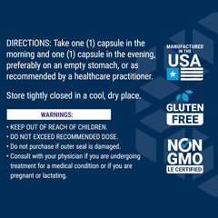 Front view of the product with label