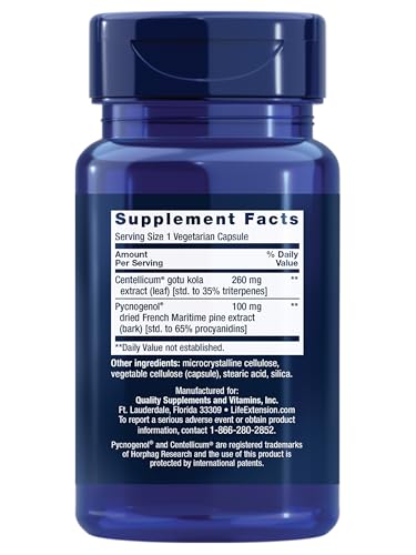 Close-up of Life Extension Arterial Protect label