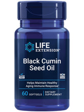 Life Extension Black Cumin Seed Oil bottle label