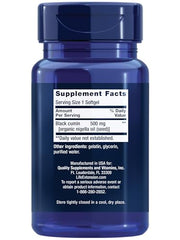 Close-up of black cumin seeds