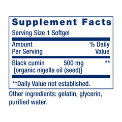 Front of Life Extension Black Cumin Seed Oil bottle