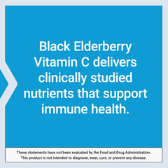 Image highlighting elderberry extract and vitamin C