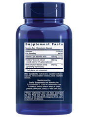 Bottle label highlighting non-GMO and gluten-free