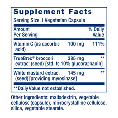 Illustration of broccoli seed extract with myrosinase from white mustard seed