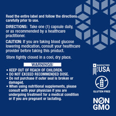 Crominex 3+ 500 mcg bottle label detail