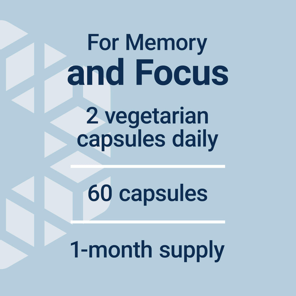 Clinical study concept representing memory and focus