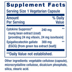 Product bottle with label detailing 30-count