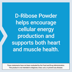 Life Extension D-Ribose Powder made in the USA with quality standards