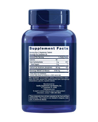 Life Extension D-Ribose Tablets bottle side highlighting dietary compatibility