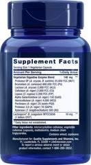 Packaging image showing Life Extension Enhanced Super Digestive Enzymes and Probiotics 60 Vegetarian Capsules (Pack of 2)