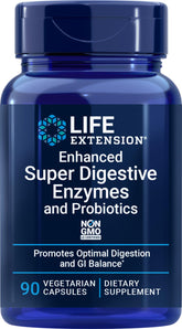 Front of Life Extension Enhanced Super Digestive Enzymes and Probiotics bottle