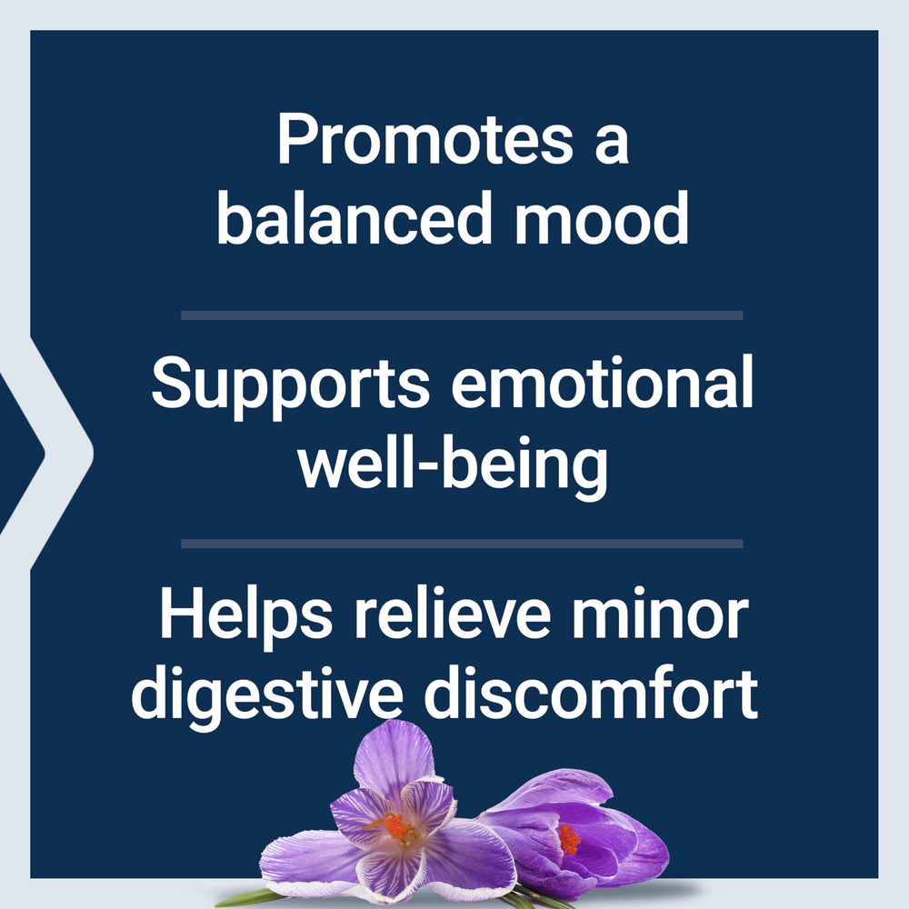 FLORASSIST Mood Improve bottle with saffron imagery