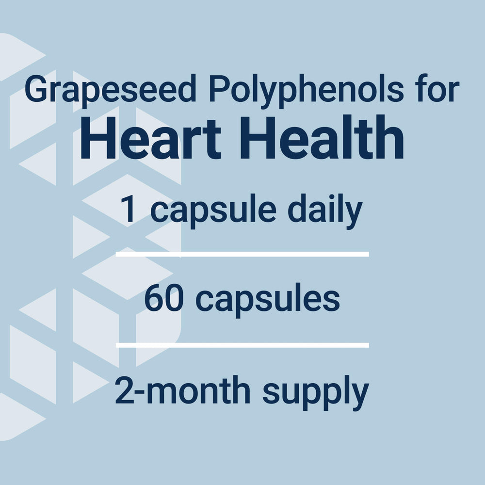 Ingredients list for Grapeseed Extract formula