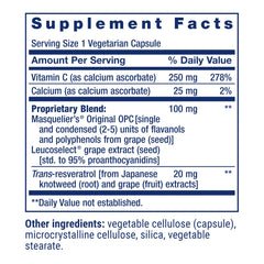 Product label highlighting ingredients