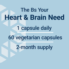 Capsules next to Life Extension bottle with heart health imagery