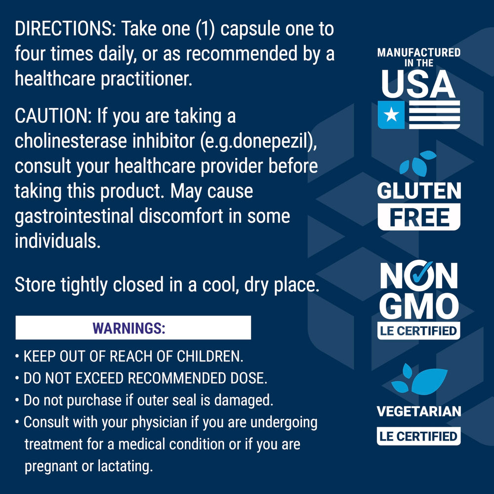 Quality ingredients and USA-made statement on label