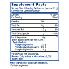 Ingredients details for Life Extension Lecithin powder
