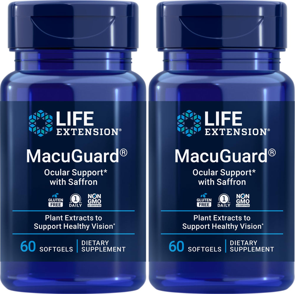 MacuGuard Ocular Support with Saffron bottle and packaging (pack of 2)