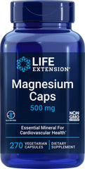 Life Extension Magnesium Caps 500mg bottle front view