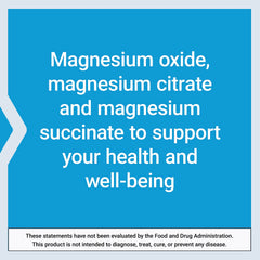 Triple magnesium complex aiding metabolism and nerve health