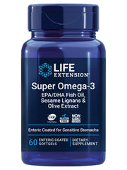 Life Extension Omega-3 bottle front view with label