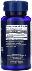 Life Extension Optimized Folate L-Methylfolate 1000 mcg Vegetarian Tablets 2-Pack Bottle 2