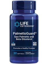Life Extension PalmettoGuard Saw Palmetto with Beta-Sitosterol bottle, 30 softgels