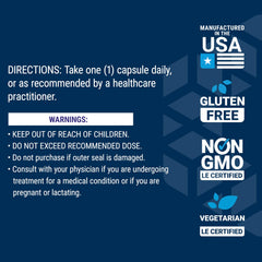 Gluten-free certification banner for Life Extension PQQ