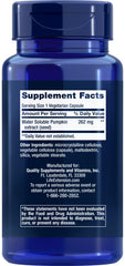 Two bottles of Life Extension Water-Soluble Pumpkin Seed Extract, Gluten free, Non-GMO, Vegetarian
