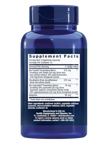 Close-up of the Senolytic Activator label