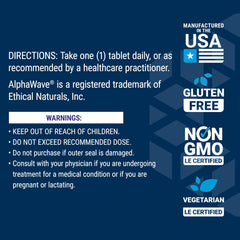 Detail highlighting non-GMO and gluten-free markings on packaging