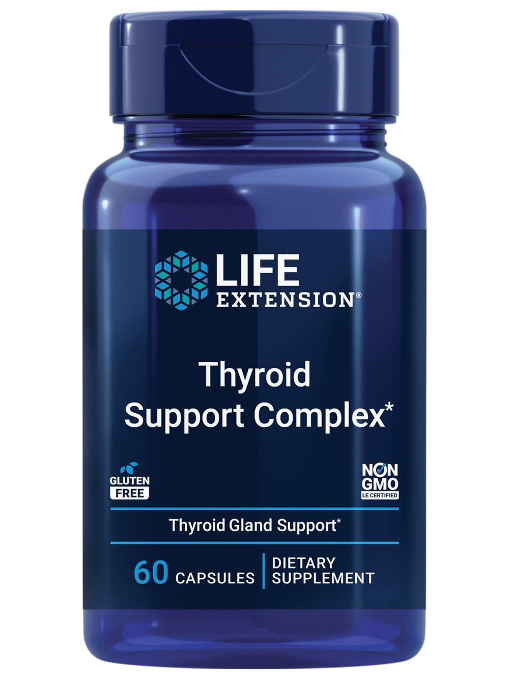 Life Extension Thyroid Support Complex bottle - front view
