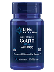 Life Extension Ubiquinol CoQ10 with PQQ 100 mg softgels bottle