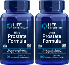 Life Extension Ultra Prostate Formula 100 Softgels bottle front