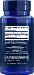 Close-up of Life Extension Vitamin D3 5000 IU softgels