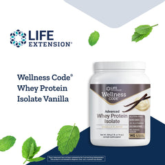 Life Extension Wellness Code microfiltration process highlights high-purity whey isolate.