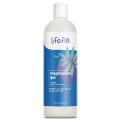 Life-flo Magnesium Gel bottle on a white background