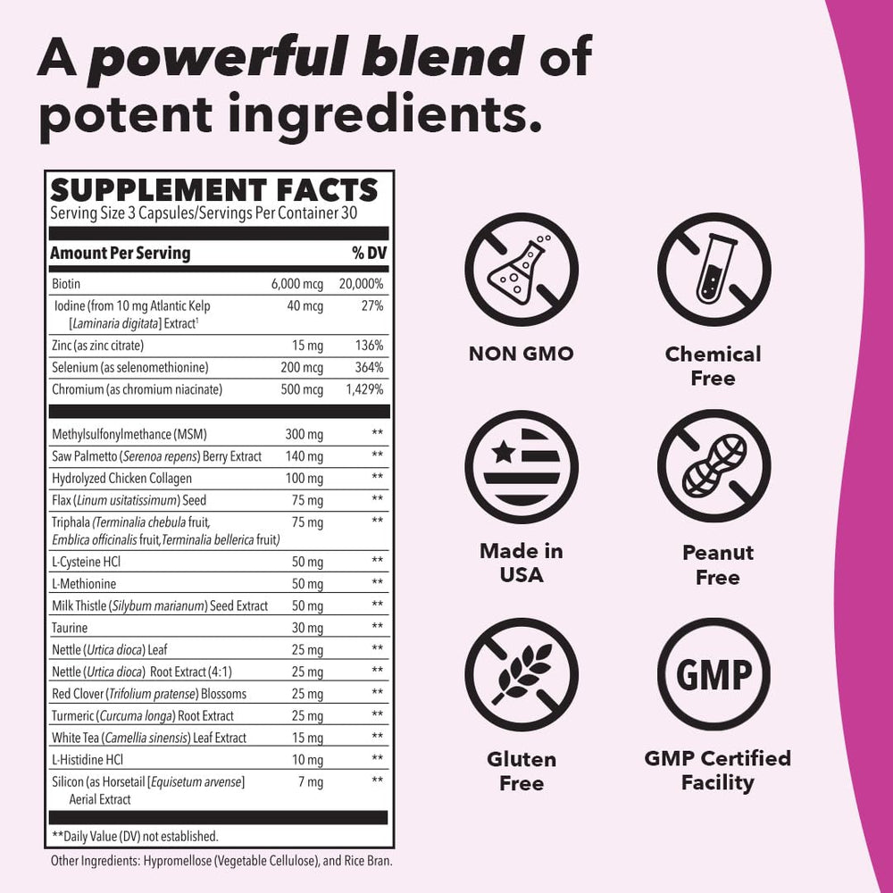 Close-up of Beau-T capsules for hair, nails and clear skin