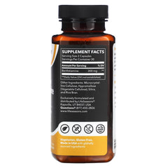 Close-up of Benfotiamine capsules and label